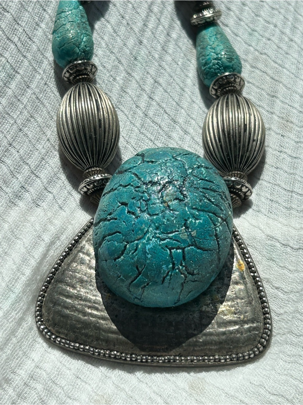 Stunning Vintage Anthony Alexander chunky necklace & earring set
